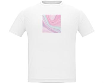 Pánské tričko Classic Heavy Růžový abstraktní vzor