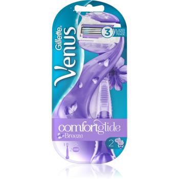 Gillette Venus ComfortGlide Breeze holicí strojek + náhradní břity 2 ks 2 ks