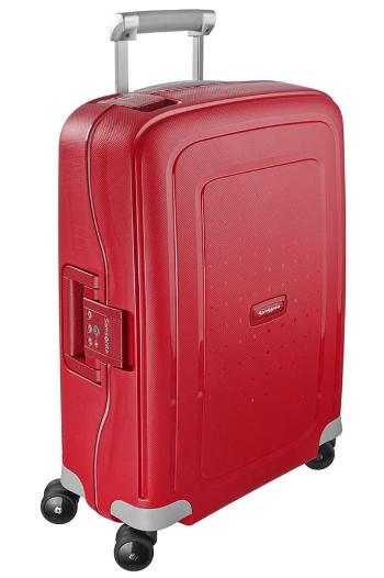 Samsonite Kabinový cestovní kufr S'Cure Spinner 34 l - červená