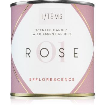 I/TEMS Essential 01 / Rose vonná svíčka 200 g