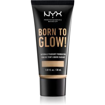 NYX Professional Makeup Born To Glow tekutý rozjasňující make-up odstín 6.5 Nude 30 ml