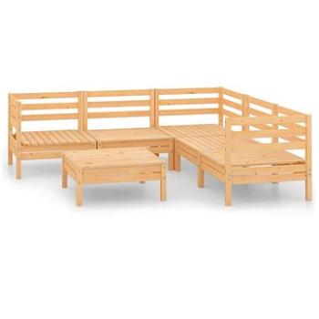 6dílná zahradní sedací souprava masivní borové dřevo, 3082999 (3082999)