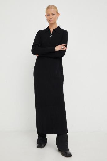 Šaty Marc O'Polo Denim černá barva, maxi