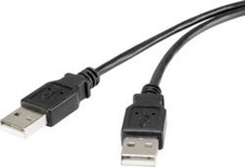 USB 2.0 kabel Renkforce rf-USB-AA1 RF-4463028, 1.00 m, černá