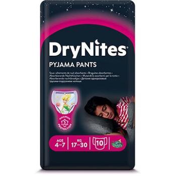 HUGGIES Dry Nites Medium 4–7 years Girls (10 ks) (5029053527581)