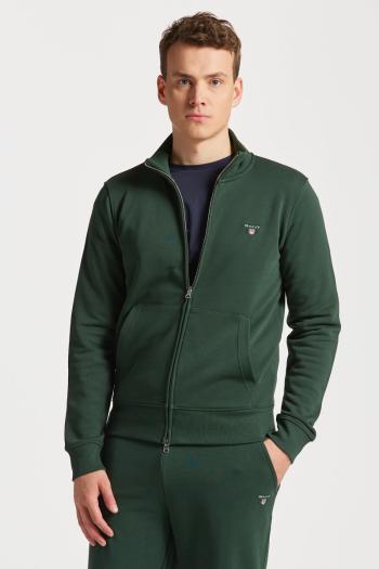 MIKINA GANT ORIGINAL FULL ZIP CARDIGAN zelená L