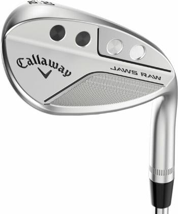 Callaway JAWS RAW Chrome Full Face Grooves Steel Golfová hole - wedge Pravá ruka 60° 10° Ocel Wedge Flex