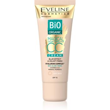 Eveline Cosmetics Magical Colour matující CC krém pro pleť s nedokonalostmi SPF 15 odstín 01 Light Beige 30 ml