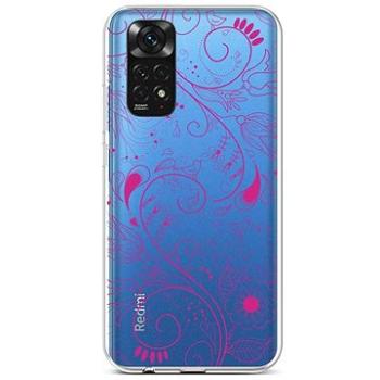 TopQ Kryt Xiaomi Redmi Note 11 silikon Pink Ornament 71883 (Sun-71883)