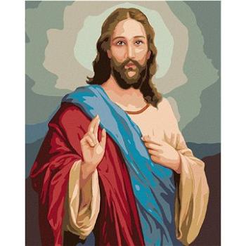 Zuty - Malování podle čísel - JEŽÍŠ KRISTUS, 80x100 cm, vypnuté plátno na rám (HRAmmb11805nad)