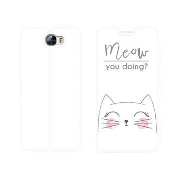 Flipové pouzdro na mobil Huawei Y5 II - M098P Meow you doing? (5903226064632)