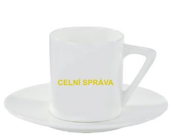 Espresso hrnek s podšálkem 100ml Celní správa