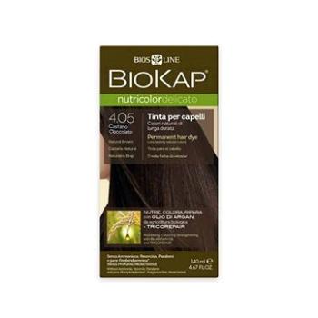 BIOKAP Nutricolor Delicato 4.05 Chocolate Chestnut Gentle Dye 140 ml (8030243011213)