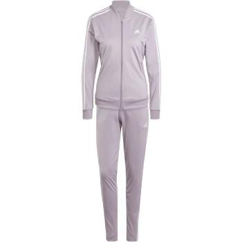 adidas ESSENTIALS 3-STRIPES TRACKSUIT Dámská tepláková souprava, fialová, velikost