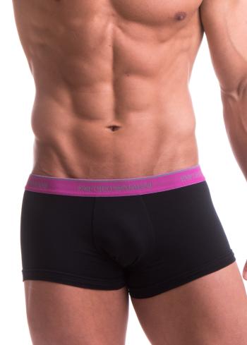 Boxerky Emporio Armani 111357 7A717 růžová guma S Černá