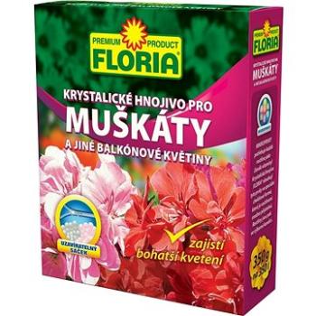 FLORIA Kryst. hnojivo pro muškáty a jiné balkónové květiny 350g  (008221)