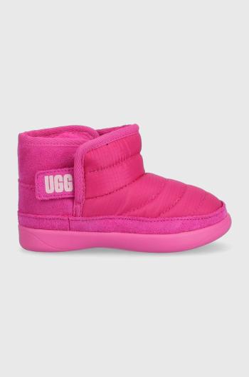 Dětské zimní boty UGG Zaylen růžová barva