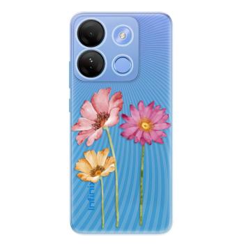 Odolné silikonové pouzdro iSaprio - Three Flowers - Infinix Smart 7