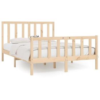 Rám postele masivní dřevo 150 × 200 cm King Size, 3106838 (3106838)