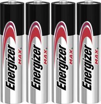 Mikrotužková baterie AAA alkalicko-manganová Energizer Max LR03, 1.5 V, 4 ks