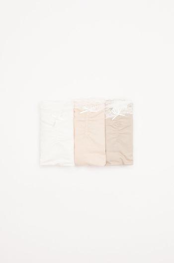 Kalhotky women'secret Gallon 3-pack růžová barva