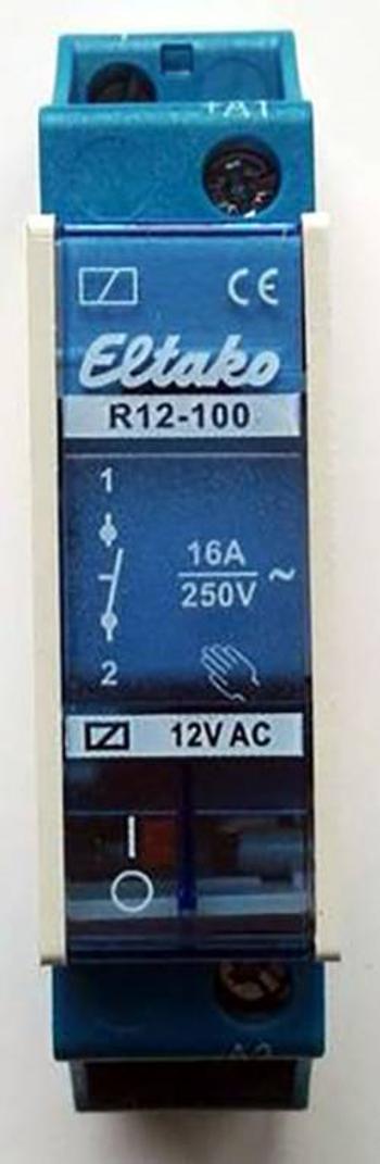 Eltako R12 -100-12V - spínací relé - 1 spínací kontakt 12 V/AC Eltako R12-100-12V, 12 V, 8 A, 1 spínací kontakt