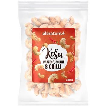 Allnature Kešu ořechy pražené solené s chilli 100 g (16261V)