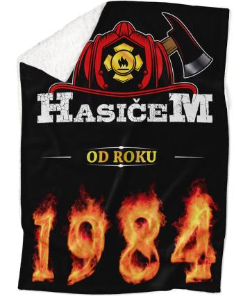 Deka Hasičem od roku (rok: 1984, Podšití beránkem: ANO)