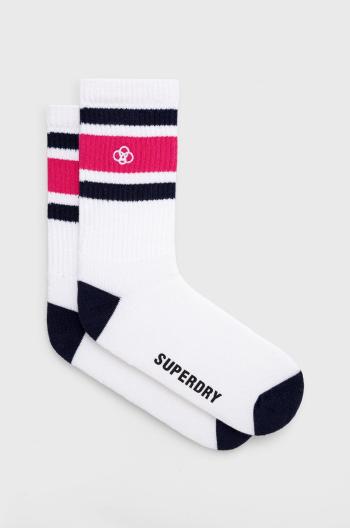 Ponožky Superdry pánské, bílá barva