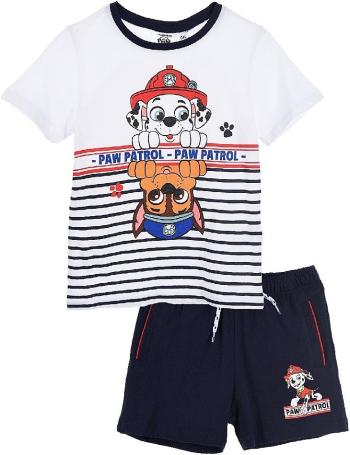 Paw patrol chase marshall modro-bílé chlapecké pruhované pyžamo vel. 108