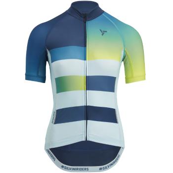 Cyklistický dámská dres Silvini Mazzana navy/turquoise Velikost: L