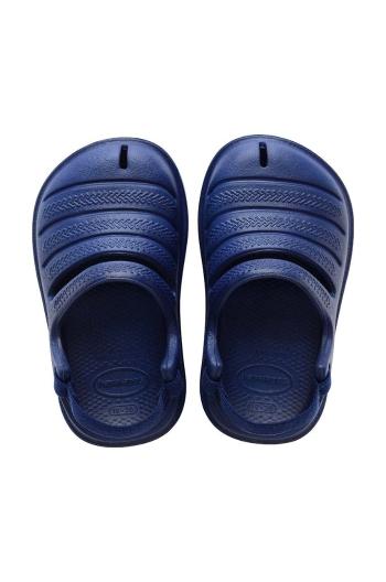 Dětské pantofle Havaianas BABY CLOGE tmavomodrá barva