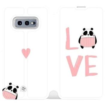 Flipové pouzdro na mobil Samsung Galaxy S10e - MH09S Panda LOVE (5903226814886)