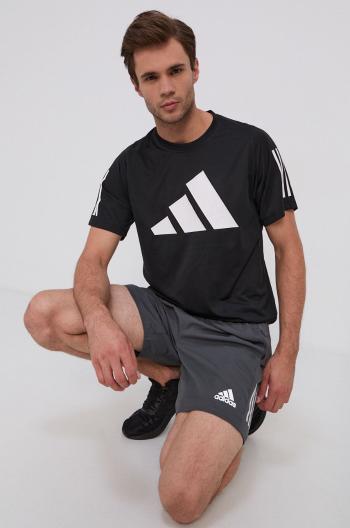 Tričko adidas Performance GL8920 pánské, černá barva, s potiskem