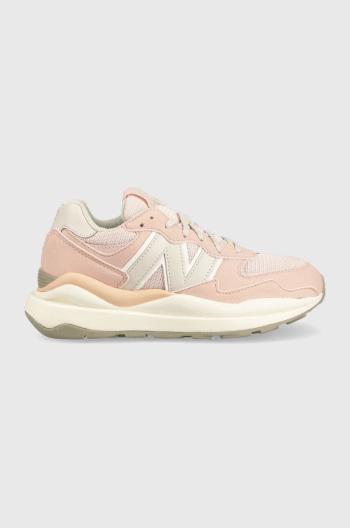 Dětské sneakers boty New Balance Gc5740ru růžová barva