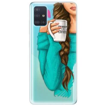 iSaprio My Coffe and Brunette Girl pro Samsung Galaxy A51 (coffbru-TPU3_A51)