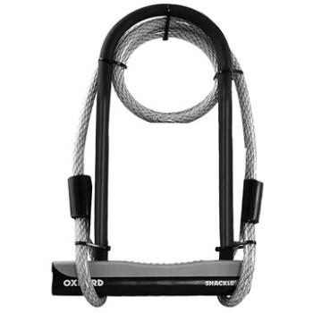 OXFORD Zámek U profil Shackle 12 DUO, (šedý/černý, 245 x 190 mm, průměr čepu 12 mm) (M005-183)