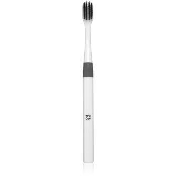 WOOM Toothbrush Charcoal Soft zubní kartáček s aktivním uhlím soft 1 ks