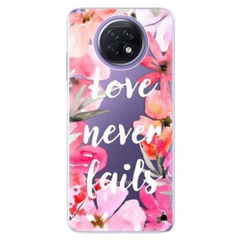 Odolné silikonové pouzdro iSaprio - Love Never Fails - Xiaomi Redmi Note 9T