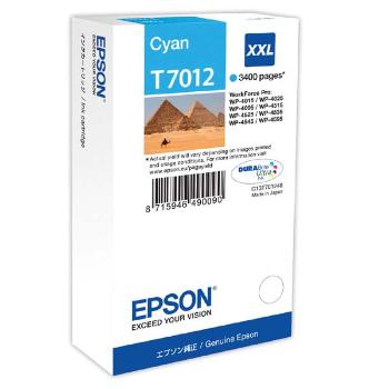 EPSON T7012 (C13T70124010) - originální cartridge, azurová, 34,2ml