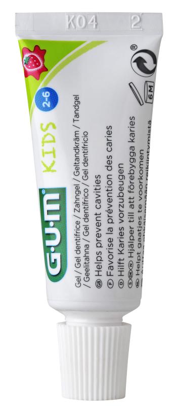 GUM Kids dětská zubní pasta pro předškoláky (2-6 let), cestovní balení, 12 ml