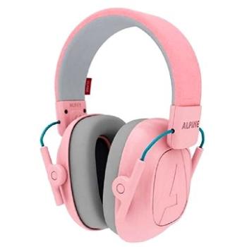 ALPINE MUFFY - Dětská izolační sluchátka růžová model 2021 (8717154026481)
