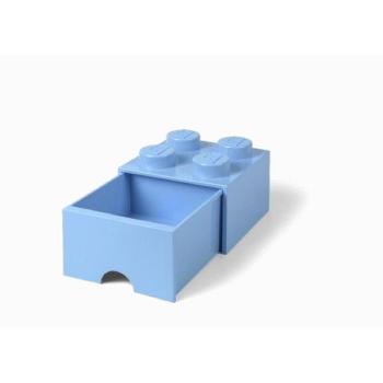 LEGO Úložný box 4 se šuplíkem světle modrá
