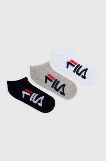 Dětské ponožky Fila bílá barva