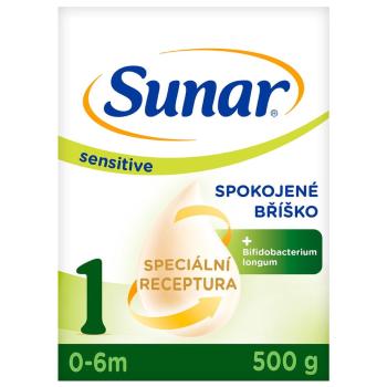 Sunar Sensitive 1, počáteční kojenecké mléko, 500 g