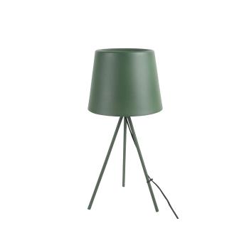 Stolní lampa Classy Metal – tmavě zelená