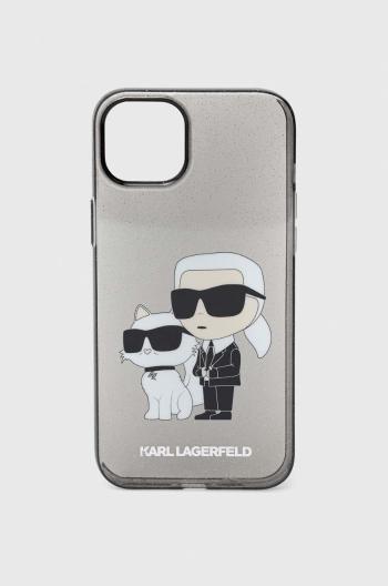 Obal na telefon Karl Lagerfeld iPhone 14 Plus 6,7" černá barva