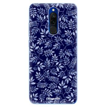 Odolné silikonové pouzdro iSaprio - Blue Leaves 05 - Xiaomi Redmi 8