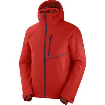 Salomon BLAST JACKET M Pánská lyžařská bunda, červená, velikost S