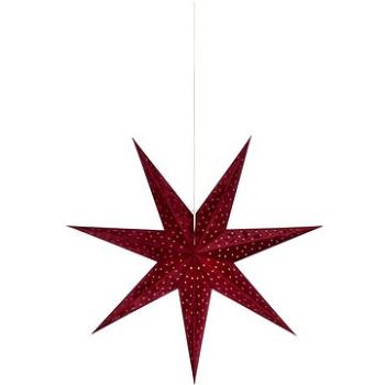 Markslöjd 705486 - Vánoční dekorace VELOURS 1xE14/6W/230V 75 cm červená (113973)